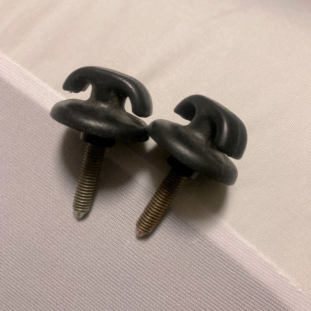 Standard interior vehicle screw on coat hooks